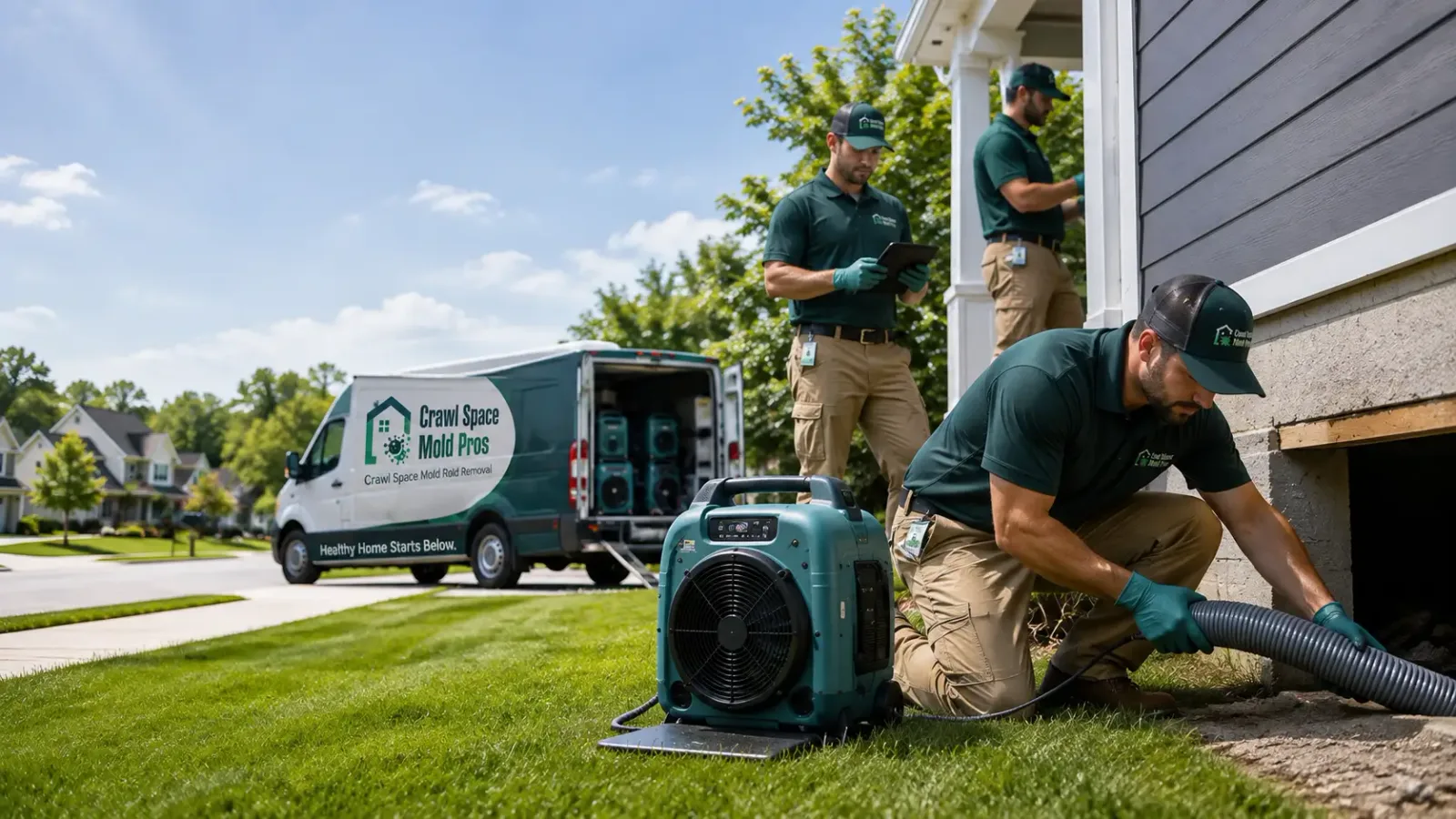 Crawl Space Mold Removal in Lakewood, CA